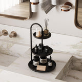 Accesoriu metalic decorativ Kalkı, Negru, 20x32 cm