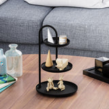 Accesoriu metalic decorativ Kalkı, Negru, 20x32 cm