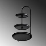 Accesoriu metalic decorativ Kalkı, Negru, 20x32 cm