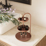 Accesoriu metalic decorativ Decorative Metal Accessory Lux 2, Cupru, 20x32 cm