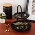 Accesoriu metalic decorativ Kormen, Negru, 20x21 cm, SKU 247HFM1127