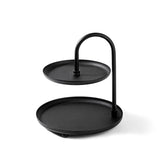 Accesoriu metalic decorativ Kormen, Negru, 20x21 cm