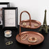 Accesoriu metalic decorativ Decorative Metal Accessory Artistic 3, Cupru, 20x21 cm, SKU 247HFM1128