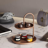 Accesoriu metalic decorativ Decorative Metal Accessory Artistic 3, Cupru, 20x21 cm