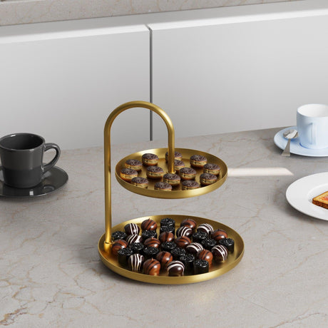 Accesoriu metalic decorativ Decorative Metal Accessory Honey 1, Aur, 20x21 cm