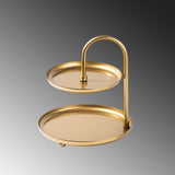 Accesoriu metalic decorativ Decorative Metal Accessory Honey 1, Aur, 20x21 cm