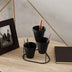 Accesoriu metalic decorativ Decorative Metal Accessory Antonio 1, Negru, 9 cm, SKU 247HFM1155