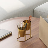 Accesoriu metalic decorativ
 GED-015, Aur, 9x9x16 cm