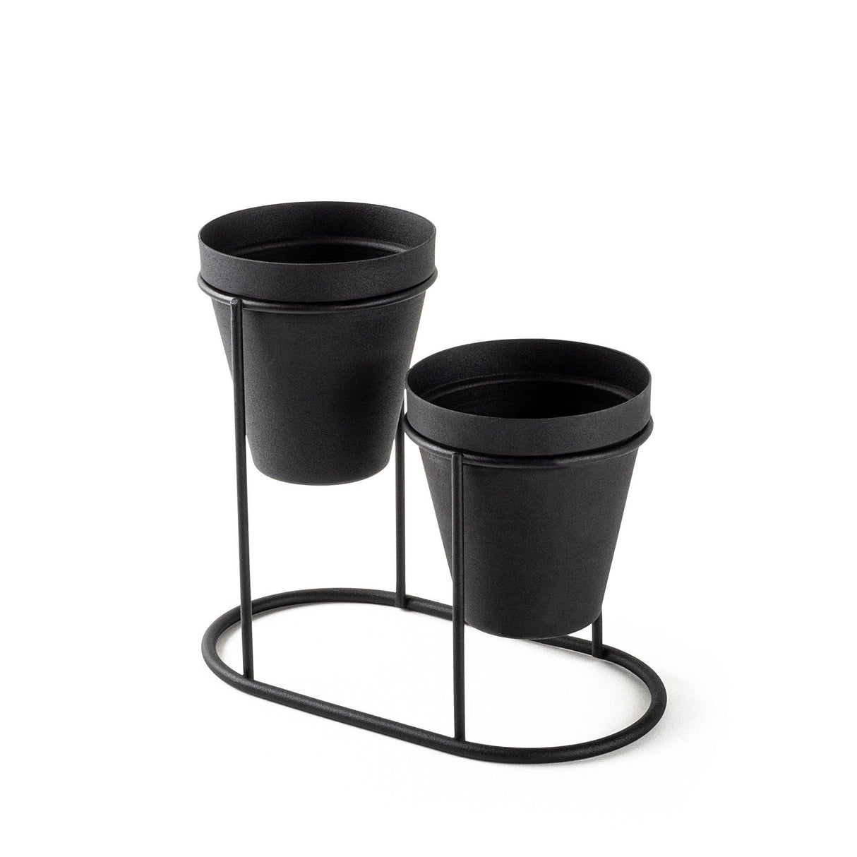 Accesoriu metalic decorativ Decorative Metal Accessory Modern 1, Negru, 9 cm