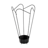 Accesoriu metalic decorativ Decorative Metal Accessory Classic 2, Negru