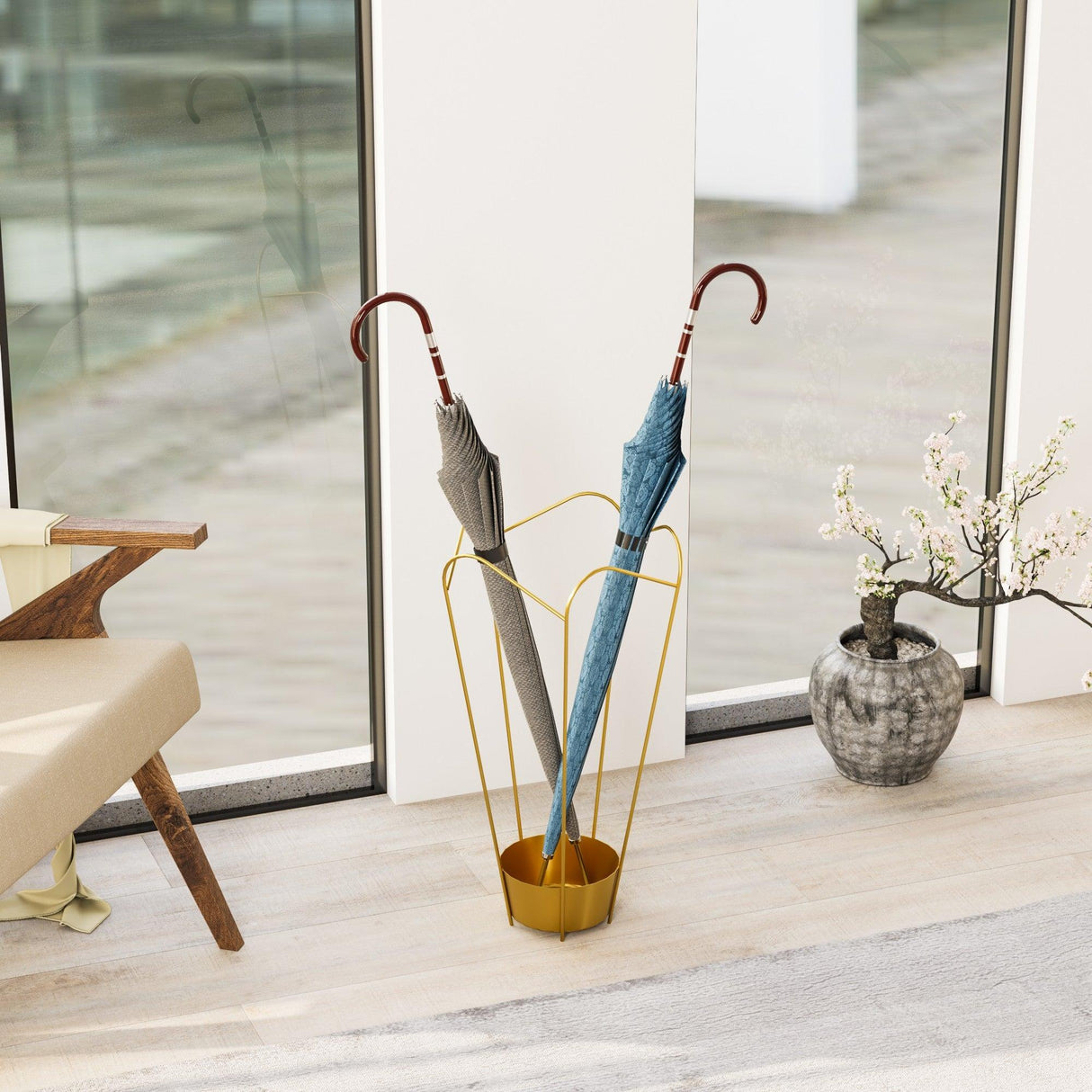 Accesoriu metalic decorativ Decorative Metal Accessory Elegance 2, Aur