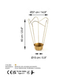 Accesoriu metalic decorativ Decorative Metal Accessory Elegance 2, Aur