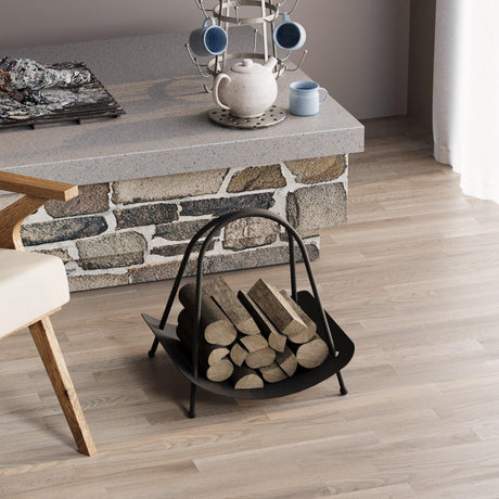 Accesoriu metalic decorativ Decorative Metal Accessory Rustic 3, Negru, 42x50x39 cm