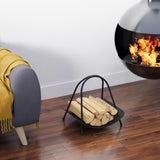 Accesoriu metalic decorativ Decorative Metal Accessory Rustic 3, Negru, 42x50x39 cm