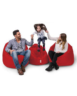 Fotoliu puf, Bean Bag, Ferndale, 100 cm,  impermeabil, 100 x 100 x 20 cm - Roșu, SKU 248FRN1286