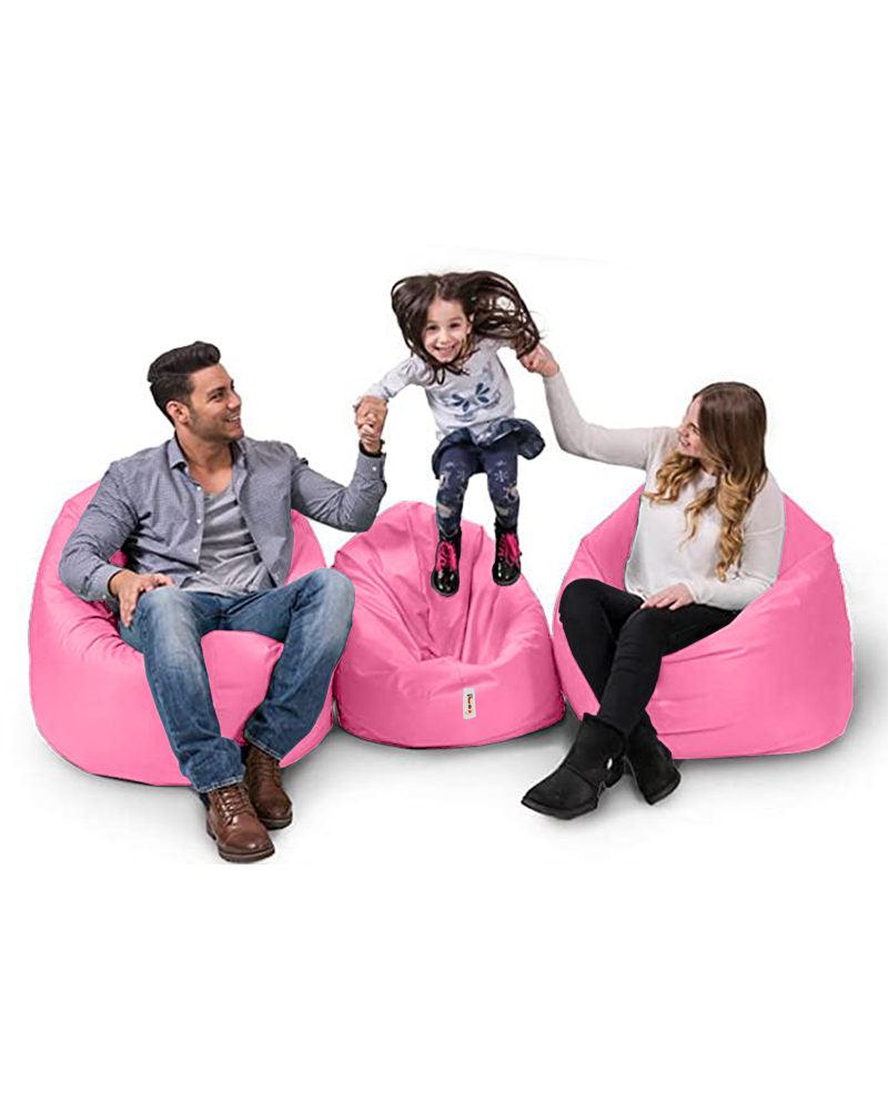 Fotoliu puf, Bean Bag, Ferndale, 100 cm,  impermeabil, 100 x 100 x 20 cm - Roz, SKU 248FRN1286