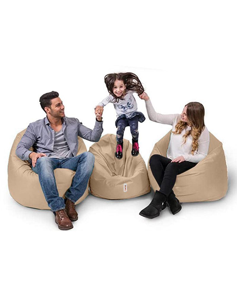 Fotoliu puf, Bean Bag, Ferndale, 100 cm,  impermeabil, 100 x 100 x 20 cm - Maro, SKU 248FRN1286