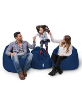 Fotoliu puf, Bean Bag, Ferndale, 100 cm,  impermeabil, 100 x 100 x 20 cm - Albastru inchis, SKU 248FRN1286