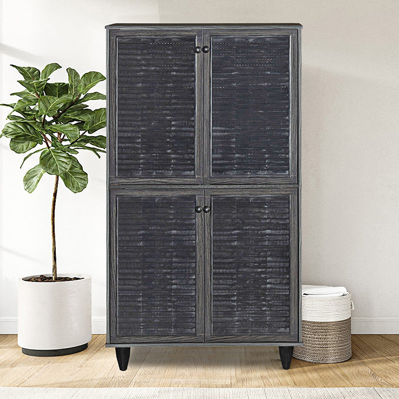 Dulap pantofi Ronan, 71x35x122 cm - Wenge