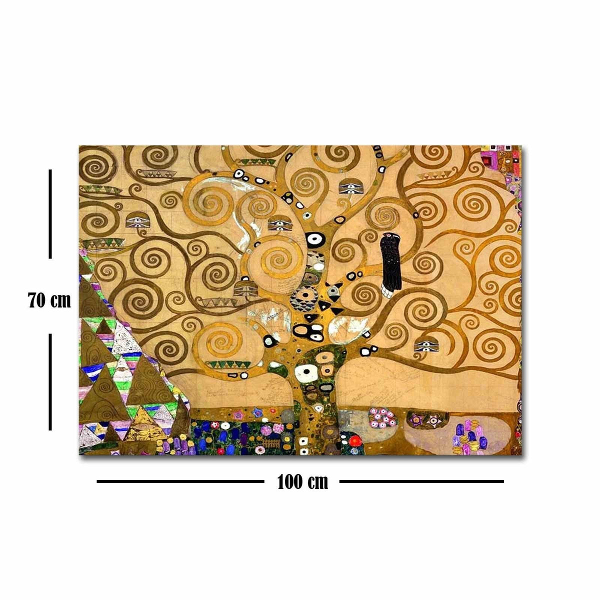 Tablou Canvas Alice , Multicolor, 100 x 70 cm, SKU 249CVT1530