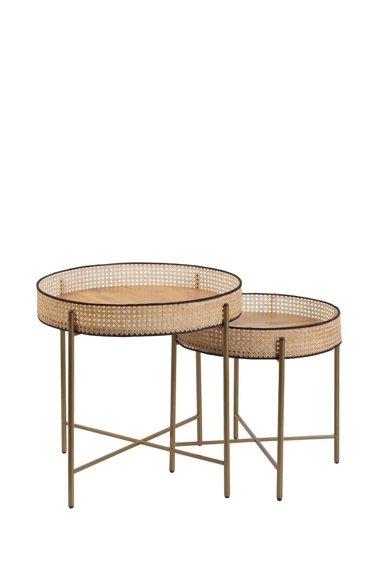 Set de măsuțe de cafea Kolezyum, Diverse culori, Diverse configurații, Ø45x40 cm - Antichizat - 2 bucăți | SKU: 253NSR1246 | Set de măsuțe de cafea Kolezyum, Ø45x40 cm, varianta Antichizat - 2 bucăți, produs pentru amenajarea locuinței, disponibil online în România la CasaMob