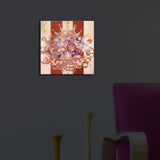 Tablou canvas cu LED 2828İACT-36, Multicolor, 28x28x3 cm