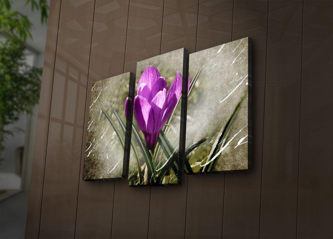 Tablou Canvas cu Led 3PATİACT, Multicolor, 66x45 cm