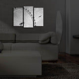 Tablou Canvas cu Led Roata Mare, Multicolor, 66 x 45 cm
