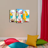 Tablou Canvas cu Led Coctail, Multicolor, 66 x 45 cm