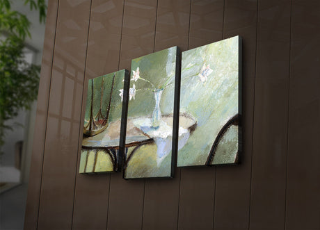 Tablou Canvas cu Led 3PATİACT, Multicolor, 66x45 cm