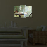Tablou Canvas cu Led 3PATİACT, Multicolor, 66x45 cm