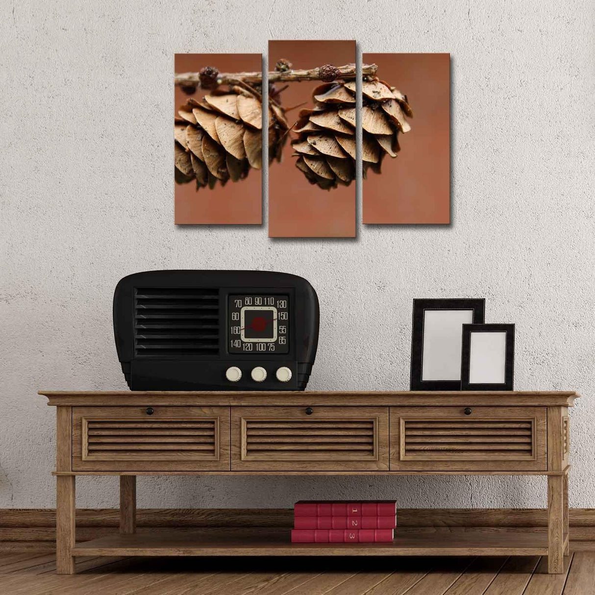 Tablou Canvas cu Led 3PATİACT, Multicolor, 66x45 cm