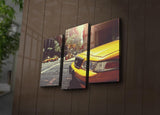 Tablou Canvas cu Led 3PATİACT, Multicolor, 66x45 cm