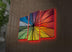 Tablou Canvas cu Led Umbrela, Multicolor, 66 x 45 cm, SKU 254LED4264
