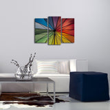 Tablou Canvas cu Led Umbrela, Multicolor, 66 x 45 cm