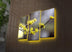 Tablou Canvas cu Led Orhidee, Multicolor, 66 x 45 cm, SKU 254LED4274