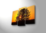 Tablou Canvas cu Led Cernica, Multicolor, 66 x 45 cm