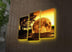 Tablou Canvas cu Led Meteor, Multicolor, 66 x 45 cm, SKU 254LED4281