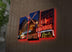 Tablou Canvas cu Led Moulin Rouge, Multicolor, 66 x 45 cm, SKU 254LED4293