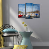 Tablou Canvas cu Led Mangalia, Multicolor, 66 x 45 cm