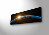 Tablou canvas cu LED 3090NASA-018, Multicolor, 30x90x3 cm