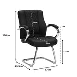 Scaun Thiodore, Negru, 67x50x100 cm