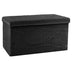 Taburet Forward cu depozitare, textil , gri - bej, 76x38x37 cm