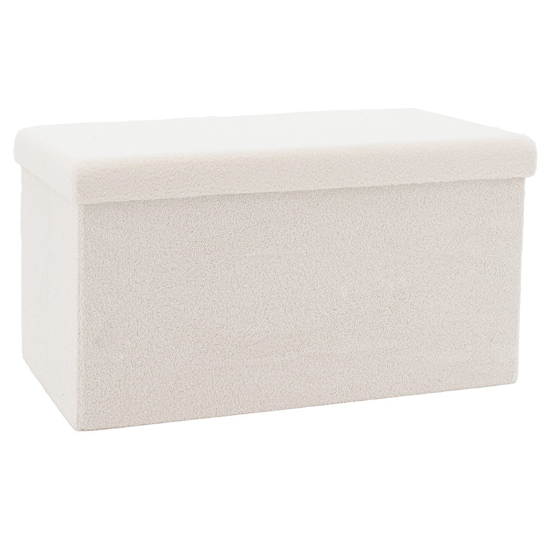 Taburet Forward cu depozitare, textil , gri - bej, 76x38x37 cm - Taburet Forward cu depozitare, textil , gri - bej, 76x38x37 cm