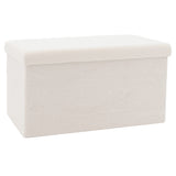 Taburet Forward cu depozitare, textil , gri - bej, 76x38x37 cm - Taburet Forward cu depozitare, textil , gri - bej, 76x38x37 cm