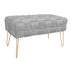 Taburet Wenzo, Catifea, Diverse culori, 82x43x46 cm - 257-000031