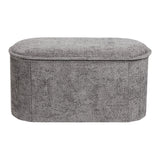Taburet cu depozitare Trebia, Stofă, Diverse culori, 76x38x38 cm - Gri | SKU: 257-000051 | Taburet cu depozitare Trebia, Stofă, 76x38x38 cm, varianta Gri, produs pentru amenajarea locuinței, disponibil online în România la CasaMob