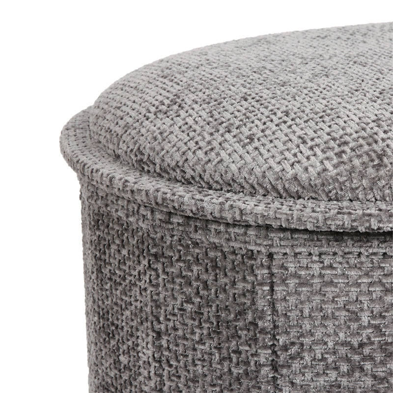 Taburet cu depozitare Trebia, Stofă, Diverse culori, 76x38x38 cm - Gri | SKU: 257-000051 | Taburet cu depozitare Trebia, Stofă, 76x38x38 cm, varianta Gri, produs pentru amenajarea locuinței, disponibil online în România la CasaMob