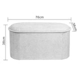Taburet cu depozitare Trebia, Stofă, Diverse culori, 76x38x38 cm - Crem | SKU: 257-000052 | Taburet cu depozitare Trebia, Stofă, 76x38x38 cm, varianta Crem, produs pentru amenajarea locuinței, disponibil online în România la CasaMob