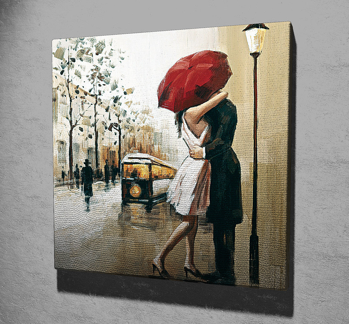 Tablou canvas KC042, Multicolor, 45x45x3 cm